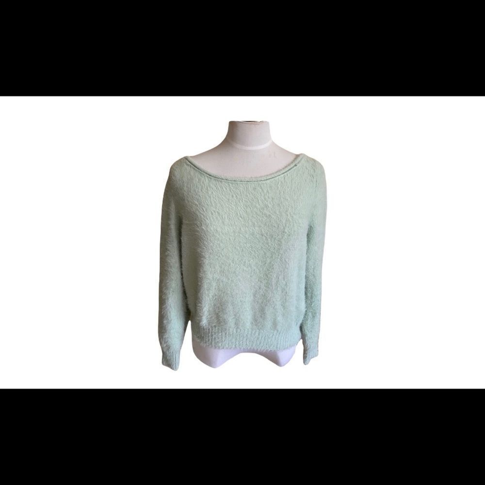 Victoria’s Secret mint green soft fuzzy sweater M